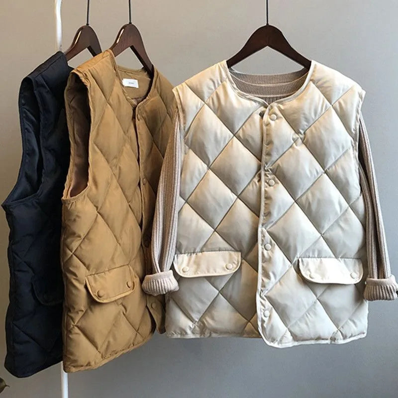 Colete Acolchoado Feminino de Inverno Elizabeth