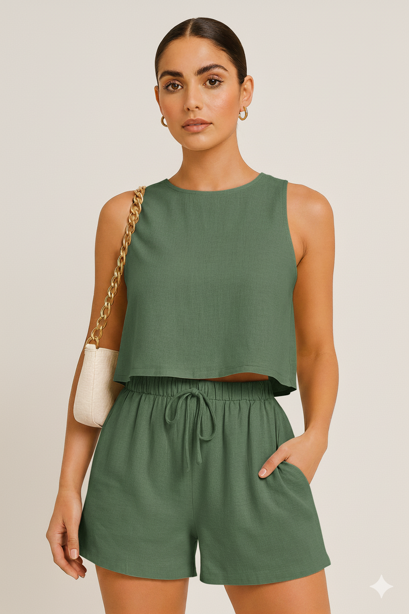 Conjunto Summer Lux em Linho Refinado